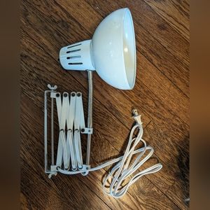 Vintage scissor wall lamp with goose neck